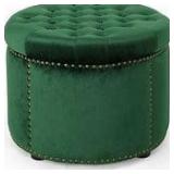 Christopher Knight Tufted ottoman 21d x14t
