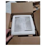 Broan Invent Single-Speed Bathroom Exhaust Fan, 110 Cfm, 1.3 Sones, 11-3/8 X 12 In., White