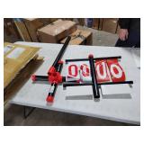 Manual Scorekeeper with Adjustable Stand