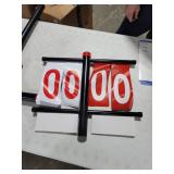 Manual Scorekeeper with Adjustable Stand
