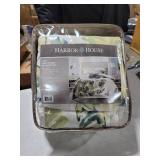 Harbor House Lorelei 5-Pc. Palm Print King Duvet Set Bedding