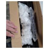 10-Tier Shoe Rack, Storage Storage Organizer, Holds up to 50 Pairs, Metal Frame, Non-Woven Fabric, for Living Room, Hallway, 39.4 x 11 x 68.9 Inches, Black