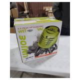 Sun Joe SWD2500 Ultra-Portable Wheeled Wet/Dry Vacuum 2.5 Gallon