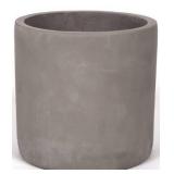 FINEHOUS Cement Planter Pot with Drainage for Indoors Medium Concrete Planter Pot