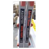 Little Giant Ladders, Velocity with Wheels, M17, 17 Ft, Multi-Position Ladder, Ratchet leg levelers, Aluminum, Type 1A, 300 lbs weight rating, (15417-801)