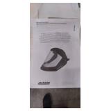 JACKSON SAFETY 14200 Maxview Faceshield, Headgear Color: Black