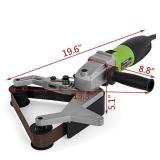 Mophorn Pipe Tube Polisher Sander 7"/180 mm Max Pipe Diameter,Sander Polisher Grinder 110V 800W,Professional Belt Sander Grinding Machine 6 Speeds Adjustable,for Burnishing Finishing Stainless Steel