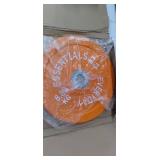 Everyday Essentials Color Coded Olympic Bumper Plate Weight Plate W Steel Hub