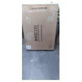 DINZI LVJ Cat Litter Box Enclosure, Hidden Cat Washroom with Door and Louvered Window, Enlarged Enclosed Litter House End Table, Indoor Wooden Cat Box Cabinet, 19.7 x 22.2 x 19.7 Inches, Rustic Brown