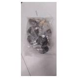 DINZI LVJ Cat Litter Box Enclosure, Hidden Cat Washroom with Door and Louvered Window, Enlarged Enclosed Litter House End Table, Indoor Wooden Cat Box Cabinet, 19.7 x 22.2 x 19.7 Inches, Rustic Brown