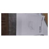 DINZI LVJ Cat Litter Box Enclosure, Hidden Cat Washroom with Door and Louvered Window, Enlarged Enclosed Litter House End Table, Indoor Wooden Cat Box Cabinet, 19.7 x 22.2 x 19.7 Inches, Rustic Brown