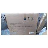 Mcs 18x24 Inch Sloped Mirror With Dental Molding Detail, 23.5x29.5 Inch Overall