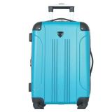 Travelers Club Chicago 20" Hardside Rolling Carry On Luggage - Teal