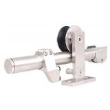 TMS 5FT European Modern Satin Stainless Steel Sliding Barn Wood Door Closet Hardware