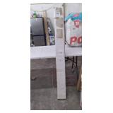 TMS 5FT European Modern Satin Stainless Steel Sliding Barn Wood Door Closet Hardware