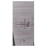 TMS 5FT European Modern Satin Stainless Steel Sliding Barn Wood Door Closet Hardware