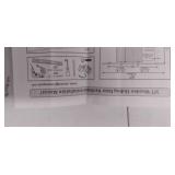 TMS 5FT European Modern Satin Stainless Steel Sliding Barn Wood Door Closet Hardware