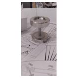 TMS 5FT European Modern Satin Stainless Steel Sliding Barn Wood Door Closet Hardware