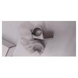 TMS 5FT European Modern Satin Stainless Steel Sliding Barn Wood Door Closet Hardware