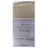 Curtainworks Damask Window Shade, 31" W x 64" L, Silver