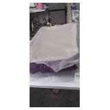 HappyCare Textiles Embossed Rectangle large Dog and Pet Bed, Burn out Purple, 34 x 24 inches