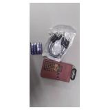 Teenage Engineering PO-20 Pocket Operator Arcade Synthesizer Bundle with Blucoil 3-Pack of 7" Audio Aux Cables, and 4 AAA Batteries