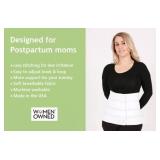 AltroCare 4 Panel, 12" high, Plus Size Postpartum Abdominal Binder, Fits 30" to 45" Waist