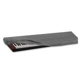 HQRP Elastic Dust Cover (Gray) compatible with Yamaha DGX-660 Motif XF8 MOXF8 P-45 MM8 YPG-535 P-105 P-125 Piaggero NP-11 S70-XS DGX-300 Electronic Keyboards Digital Pianos