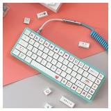 XDA Profile Keycaps PBT 140 Keys Dye Sublimation ANSI Layout Customized Rainbow Theme Keycaps Small Full Kit for Cherry MX Gateron Kailh Switches Mechanical Keyboard (Rainbow)