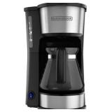 Black+Decker - 4-in-1 5-Cup Coffeemaker - Black