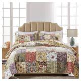 Blooming Prairie Quilt Set, 3-Piece King