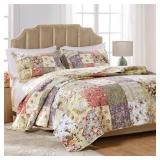 Blooming Prairie Quilt Set, 3-Piece King