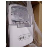 Igloo ICEB26WH Automatic Portable Electric Countertop Ice Maker Machine, 26 Pounds in 24 Hours, 9 Cubes Ready in 7 minutes, With Scoop and Basket, Perfect for Water Bottles, Mixed Drinks, Parties, WHT