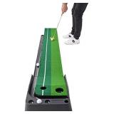 Abco Tech Indoor Golf Putting Green â Portable Mat with Auto Ball Return Function â Mini Golf Practice Training Aid, Game and Gift for Home, Office, Outdoor Use â 3 Bonus Balls
