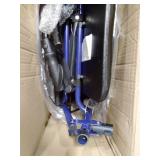 Drive Medical 10257BL-1 4-Wheel Rollator Walker With Seat & Removable Back Support, Blue