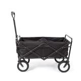 Mac Sports Collapsible Folding Outdoor Utility Wagon, Black