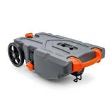 Camco Rhino Heavy Duty 28 Gallon Portable RV Waste Holding Tank with Hose and Accessories - Durable Leak Free and Odorless RV Tote Tank (39004)