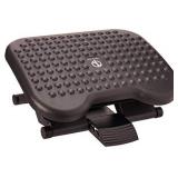 Mind Reader Rest, Ergonomic Foot, Pressure Relief for Comfort, Back, and Body, 3 Height, Black