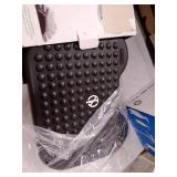 Mind Reader Rest, Ergonomic Foot, Pressure Relief for Comfort, Back, and Body, 3 Height, Black