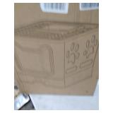 HIPIPET Cat Litter Box Foldable Top Entry Litter Box with Cat Litter Scoop Drawer for Large Cats