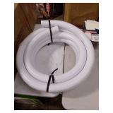 Sealproof 1.5" Dia Flexible PVC Pipe, Swimming Pool and Spa Hose Tubing, Schedule 40, Pump Filtration, Made in USA, 1-1/2-Inch, 25 FT, White