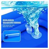 Taiker Inflatable Swimming Pools, Kiddie Pools, Family Lounge Pools, Large Family Swimming Pool for Kids, Adults, Babies, Toddlers, Outdoor, Garden, Backyard (120