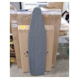 Homz T-Leg Ironing Board, Made in the USA, Gray and White