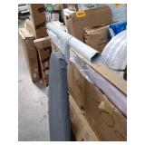 Homz T-Leg Ironing Board, Made in the USA, Gray and White