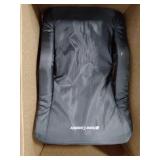 Home-Complete Wide Stadium Seat Chair Bleacher Cushion with Padded Back Support, Black, Regular (HC-3001)