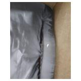 Home-Complete Wide Stadium Seat Chair Bleacher Cushion with Padded Back Support, Black, Regular (HC-3001)