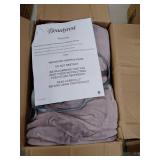 Beautyrest Heated Plush Elect Electric Blanket with 20 Heat Level Setting Controllers Equip with Secure Comfort Technology and 10 Hours Auto Shut Off, Full: 80x84, Lavender,BR54-0655