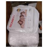 hombys king white luxurious down comforter