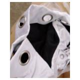 NICETOWN Full Shading Curtains for Windows, Super Heavy-Duty Black Lined Blackout Curtains for Bedroom, Privacy Assured Window Treatment (White, Pack of 2, 70 inches W x 95 inches L)