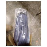 Blissun 9 ft Solar Umbrella 32 LED Lighted Patio Umbrella Table Market Umbrella with Tilt and Crank Outdoor Umbrella for Garden, Deck, Backyard, Pool and Beach (Navy Blue)